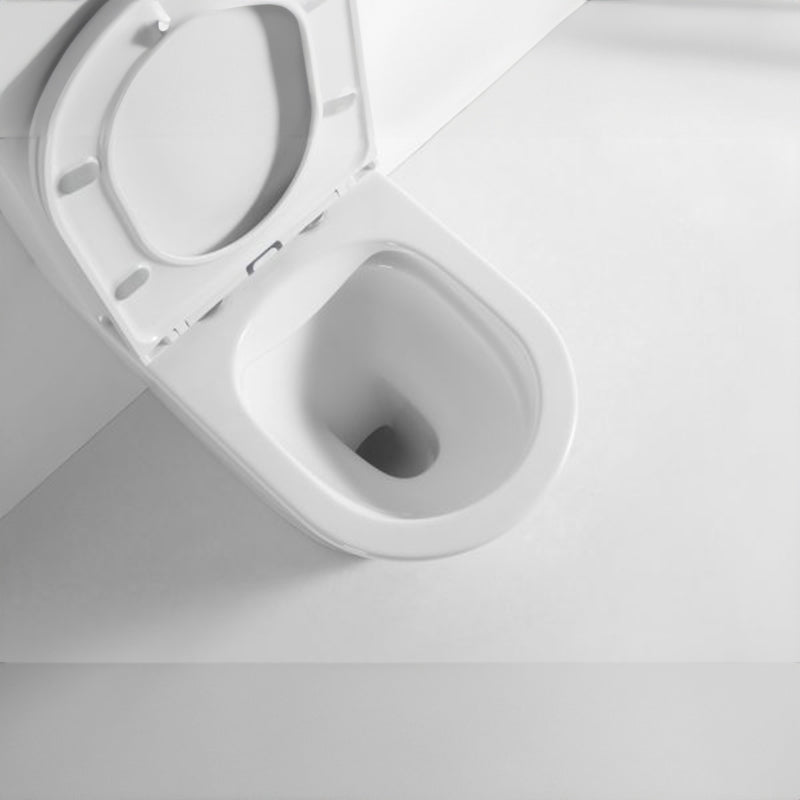 Ovia Rimless London Back to Wall Toilet Suite Gloss White