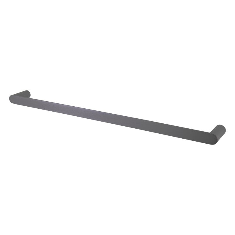 ACA Esperia Gunmetal Grey Single Towel Rail 800mm Stainless Steel 304 Wall Mounted