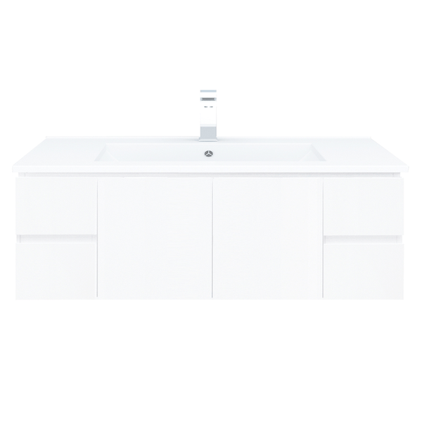 BIANCA 120cm Wall Hung Vanity Cabinet with Ceramic Top