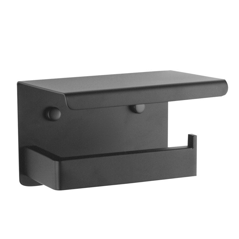 Ottimo Nero Black Toilet Paper Holder