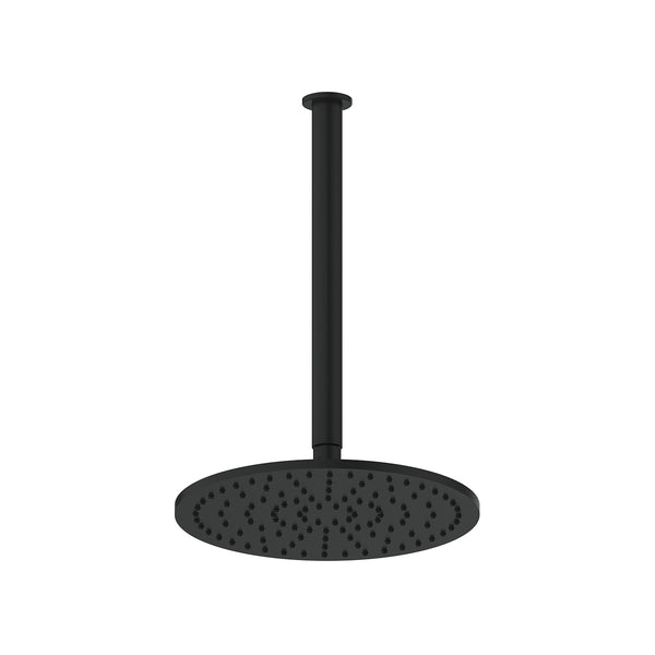 Greens Lavish Brass Ceiling Shower Matte Black
