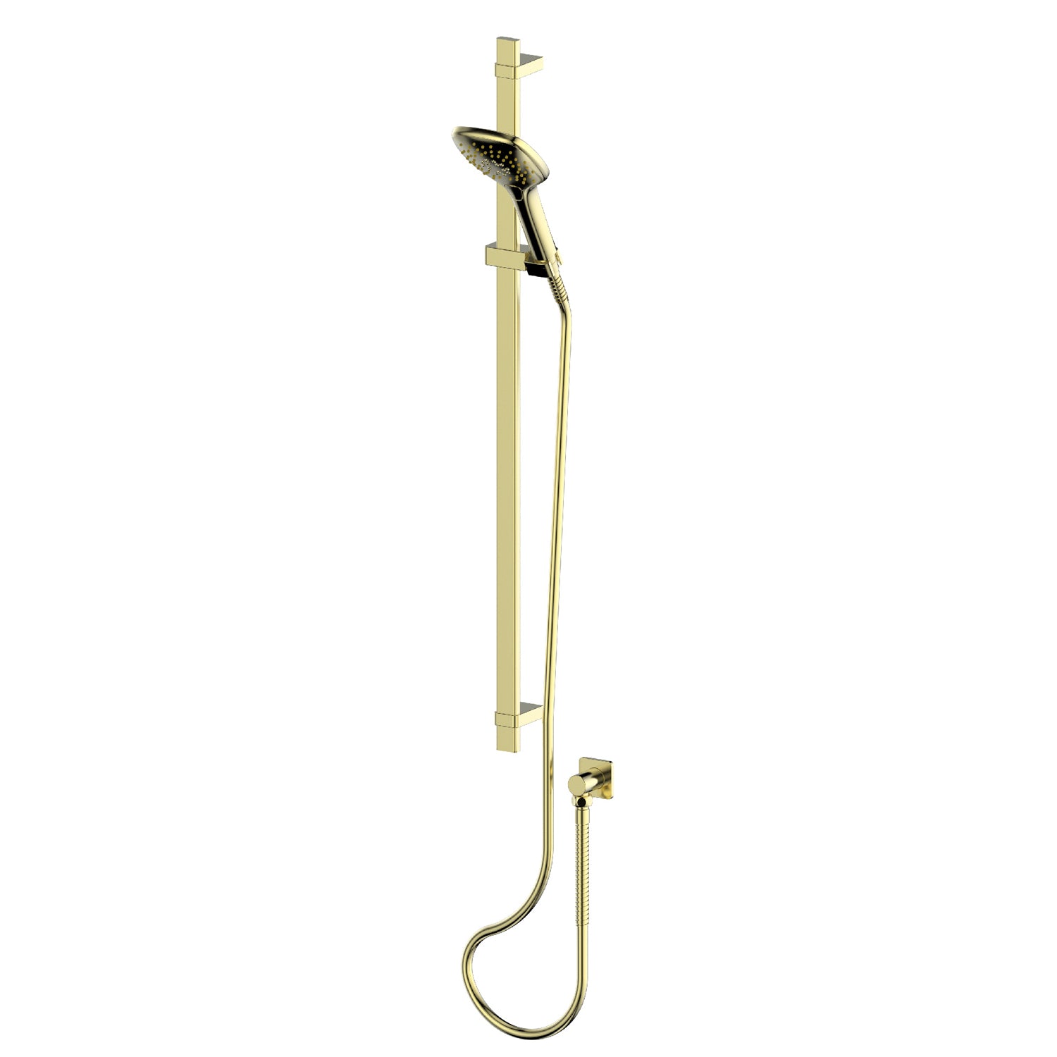 Greens Skyla AirFlo™ Rail Shower Brushed Brass