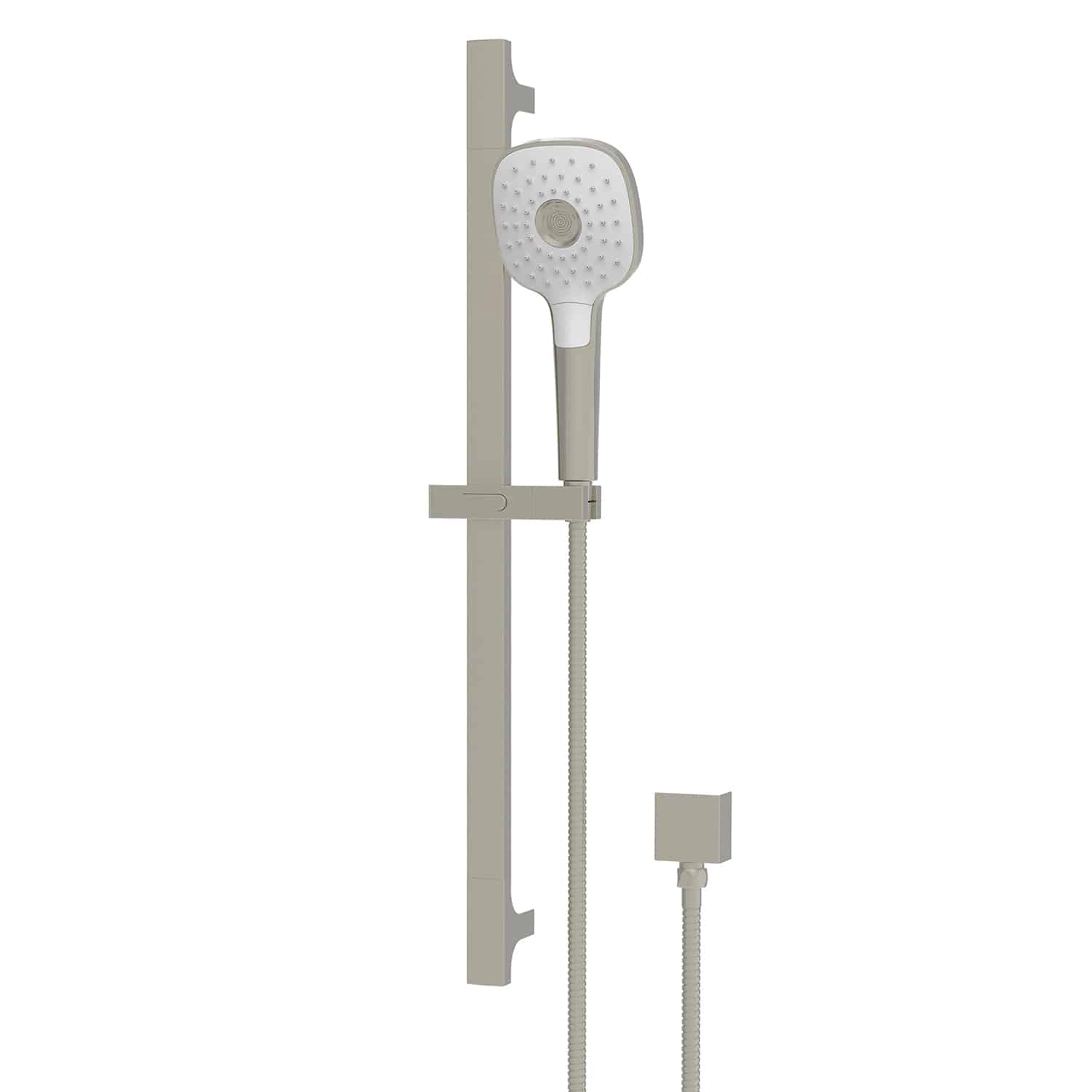 Greens Corban Adjustable Rail Shower Brushed Nickel
