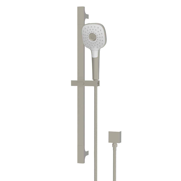 Greens Corban Adjustable Rail Shower Brushed Nickel
