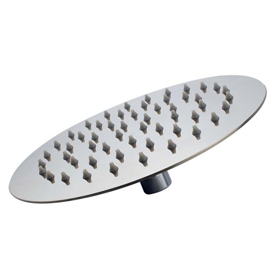 Aquaperla 200mm 8" Stainless Steel 304 Chrome Super-slim Round Rainfall Shower Head