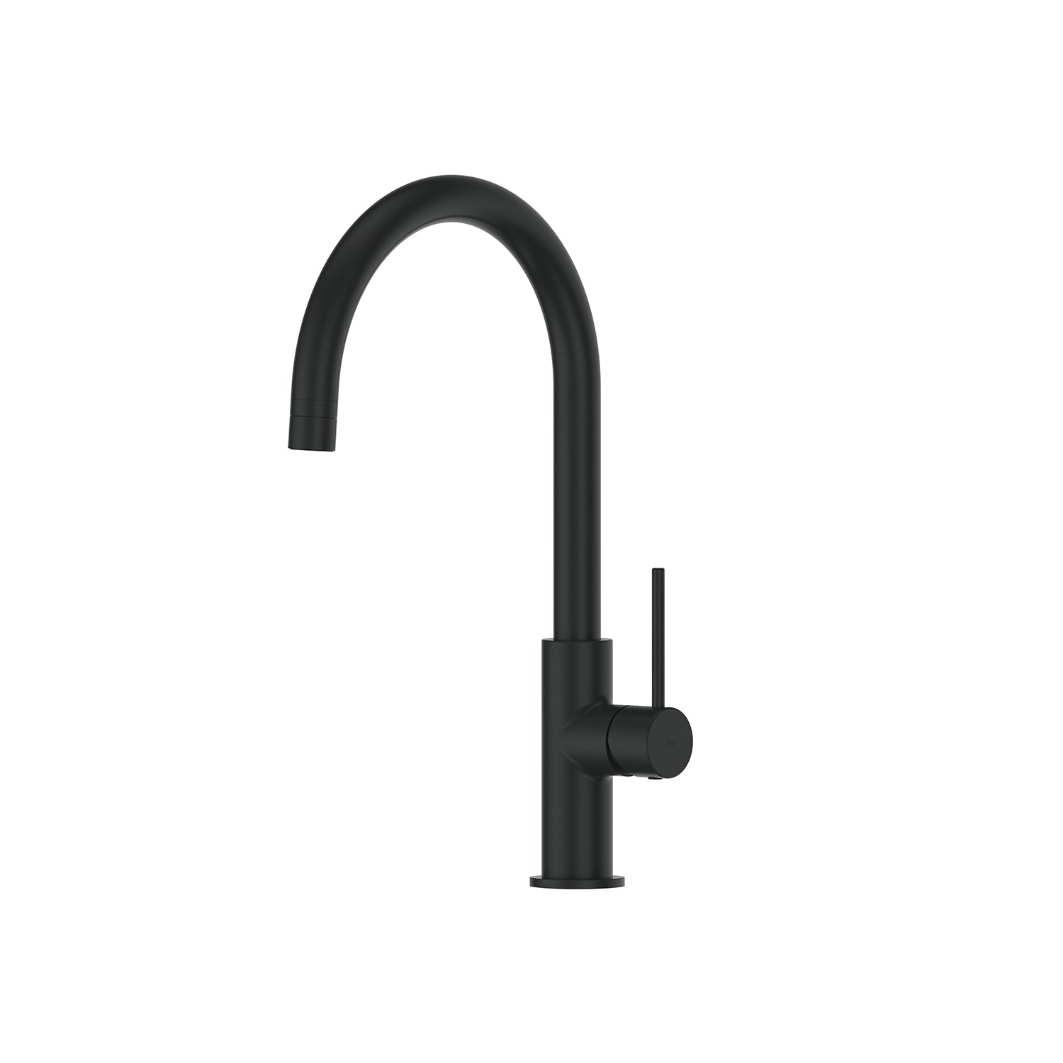 Greens Maci Gooseneck Sink Mixer Matte Black