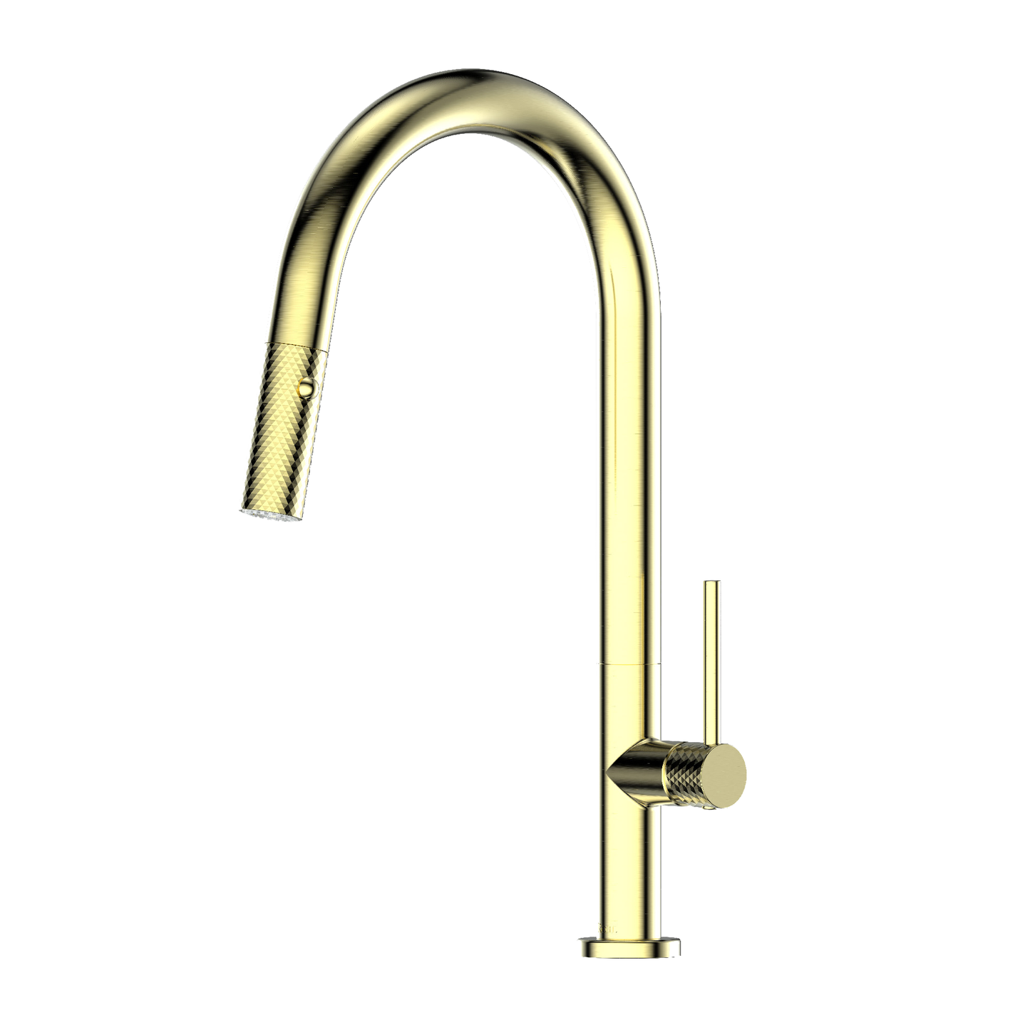 Greens Tesora Pull Down Sink Mixer Brushed Brass
