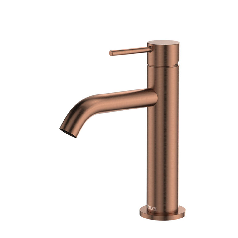 Fienza Kaya Basin Mixer, Brushed Copper