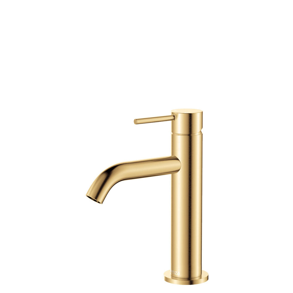 Fienza Kaya Basin Mixer Urban Brass Brushed Gold