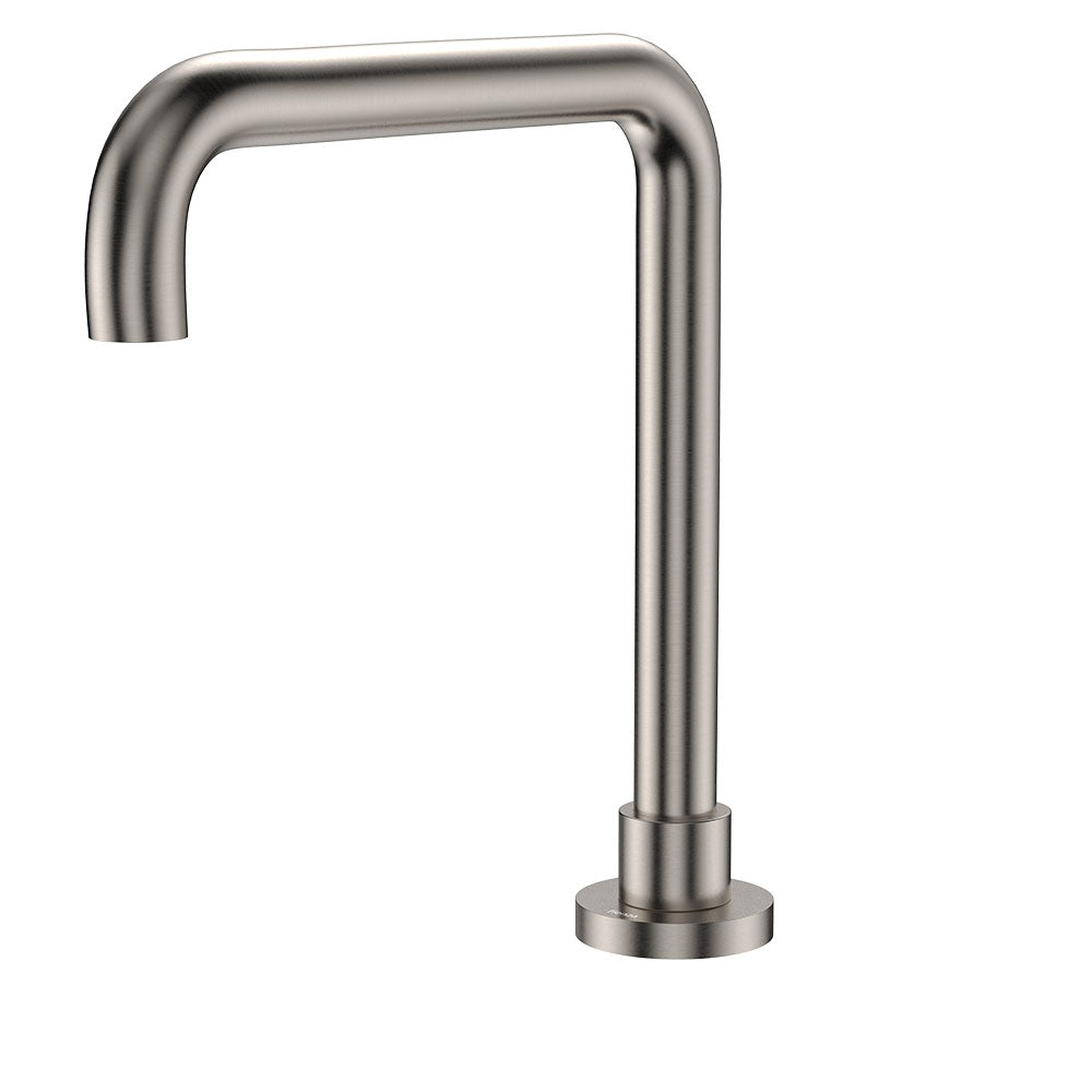 Fienza Kaya Squareline Hob Outlet, Brushed Nickel