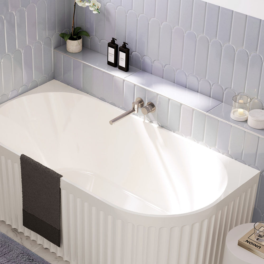 Fienza Kaya Swivel Basin/Bath Outlet, Brushed Nickel — image 5