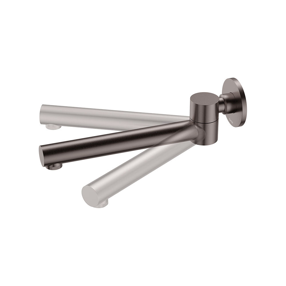 Fienza Kaya Swivel Basin/Bath Outlet, Gun Metal