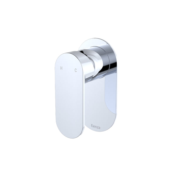 Fienza Empire Slim Wall Mixer, Oval Plate Chrome