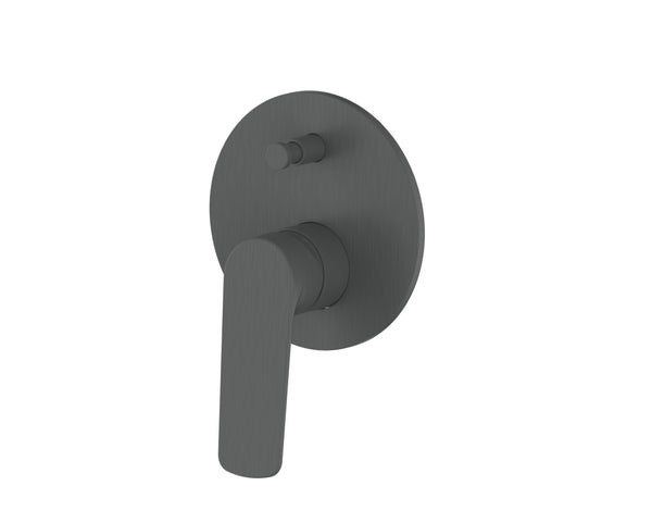 Greens Novi Shower Mixer w/Diverter Gunmetal