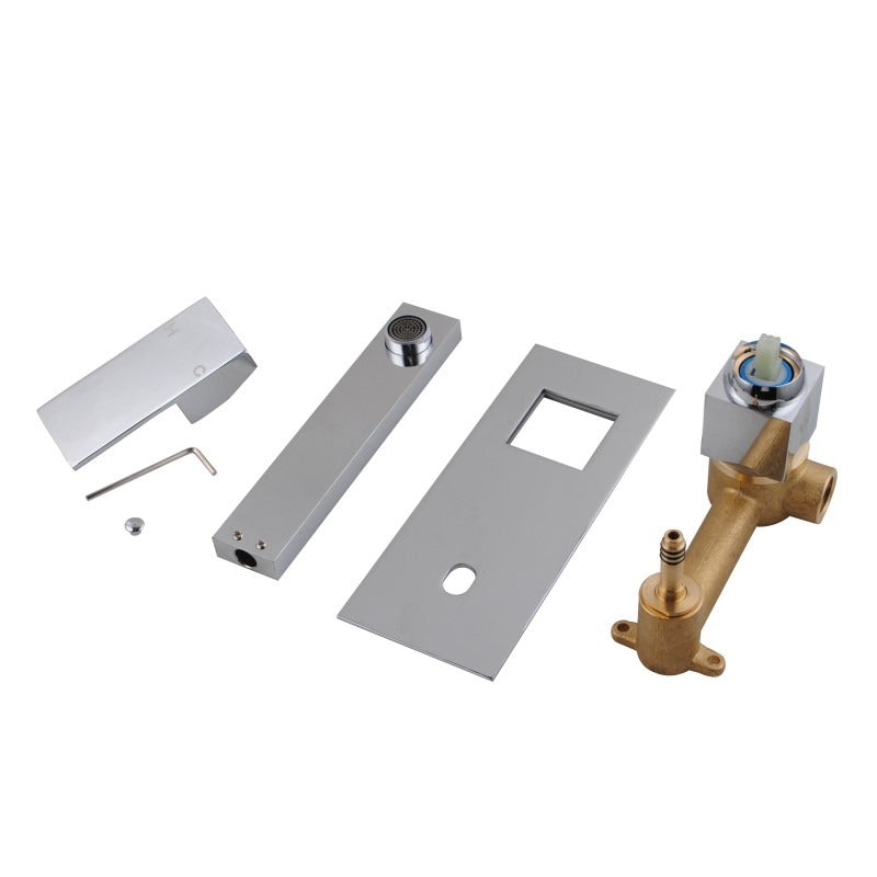 Ottimo/Omar Chrome Bathtub/Basin Wall Mixer With Spout