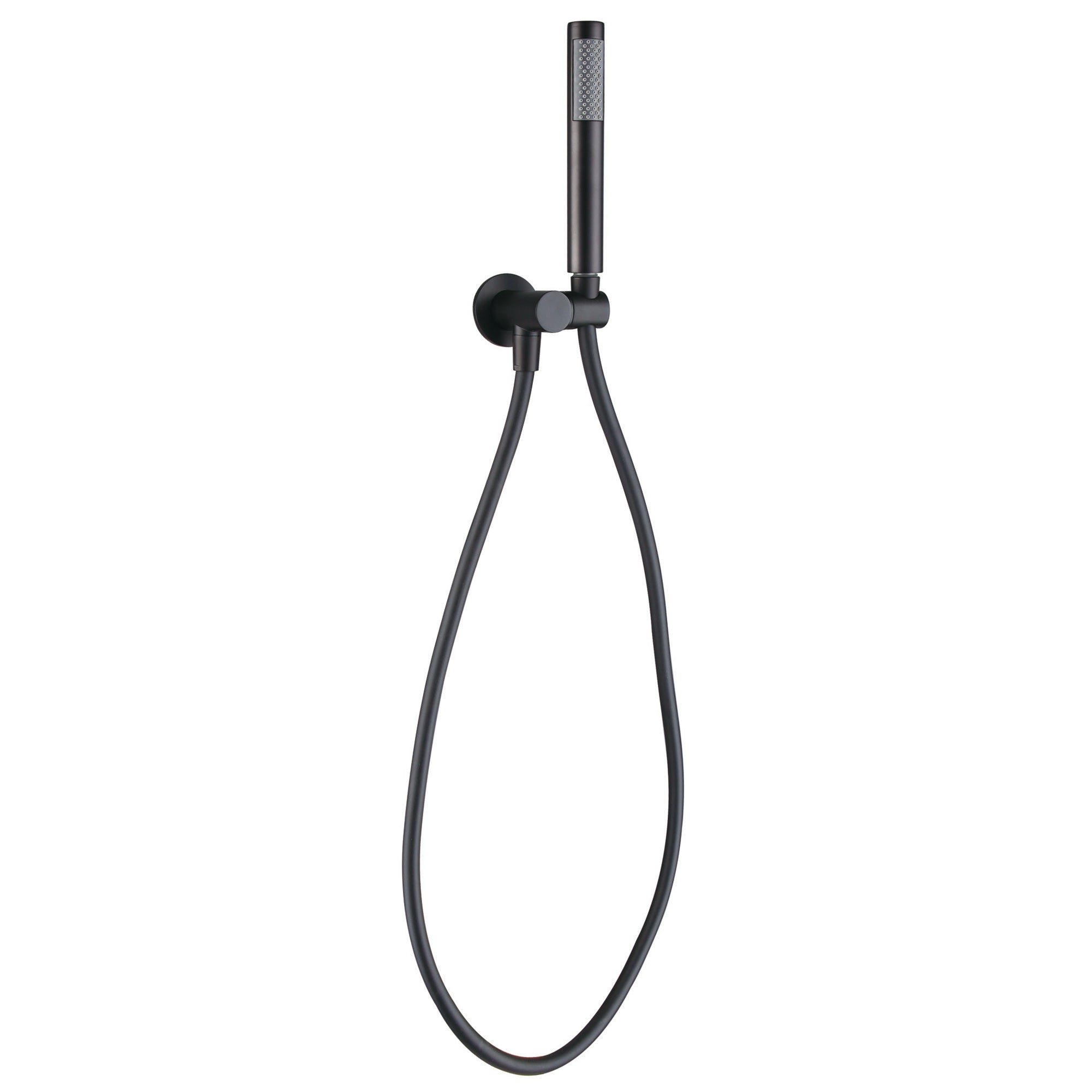 Modern National Star Matte Black Hand Shower on Bracket