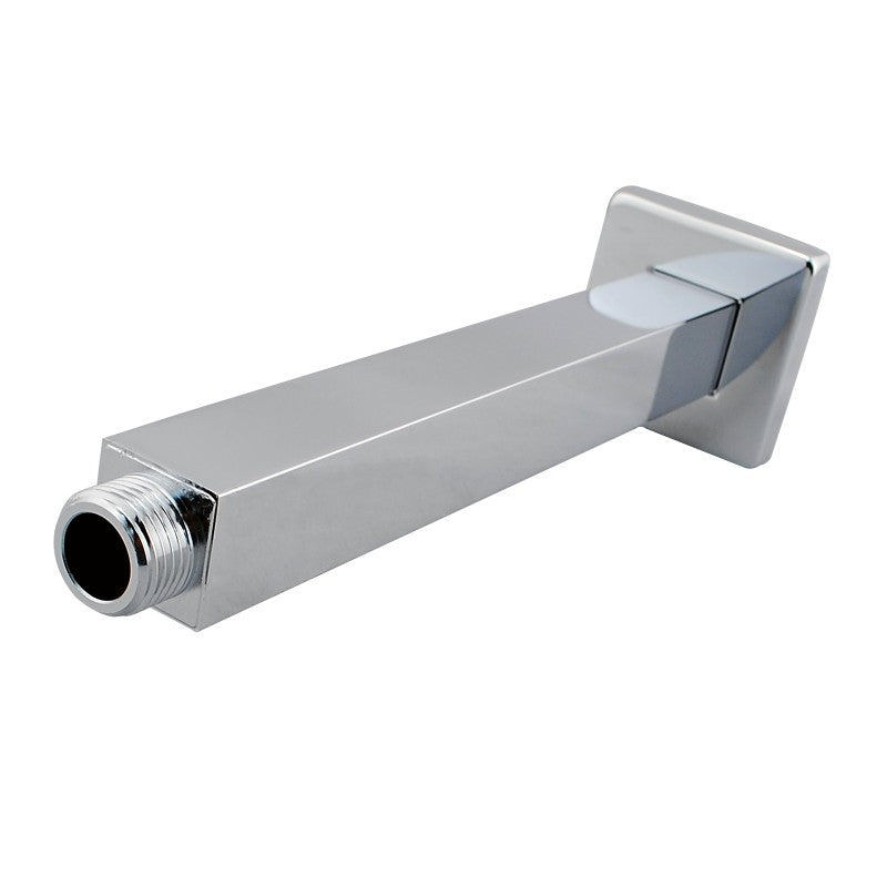 AquaperlaSquare Chrome Ceiling Shower Arm 400mm