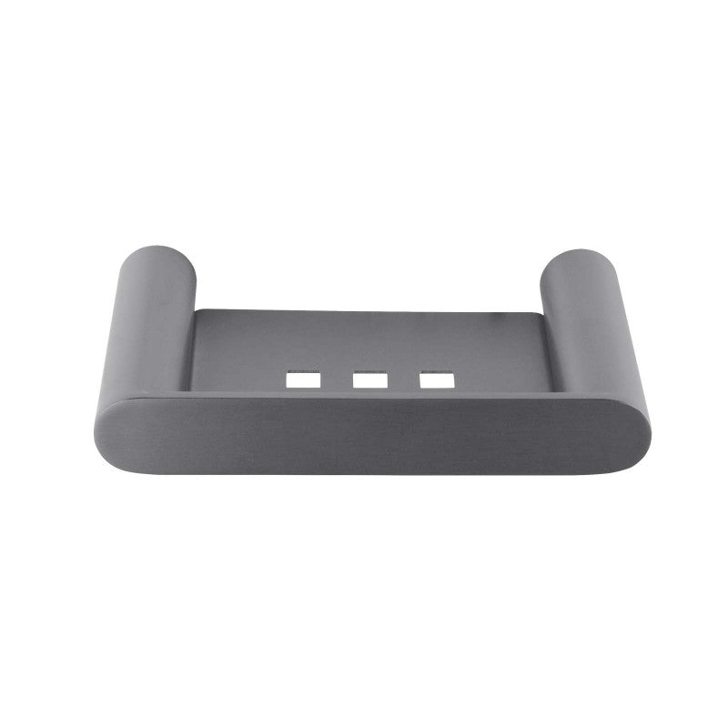 ACA Esperia Gunmetal Grey Soap Dish Holder Tray Holder Stainless Steel Wall Mounted