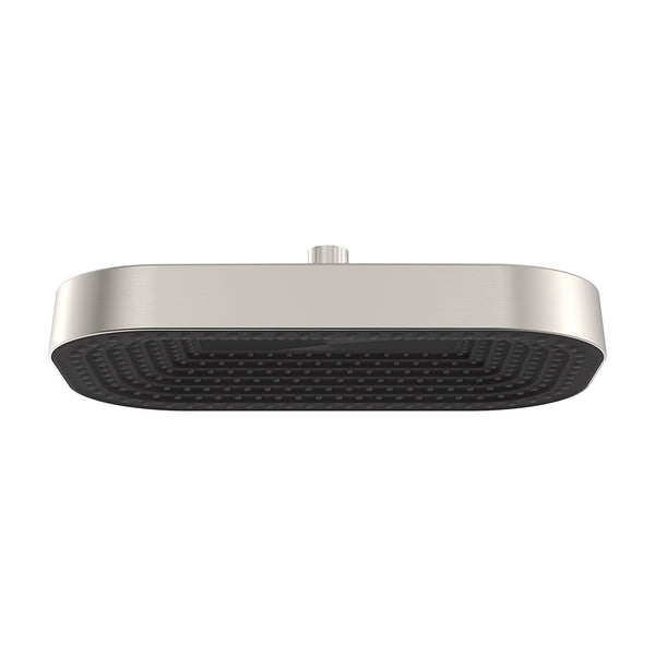Fienza Kuro Shower Head, Soft Square, Brushed Nickel
