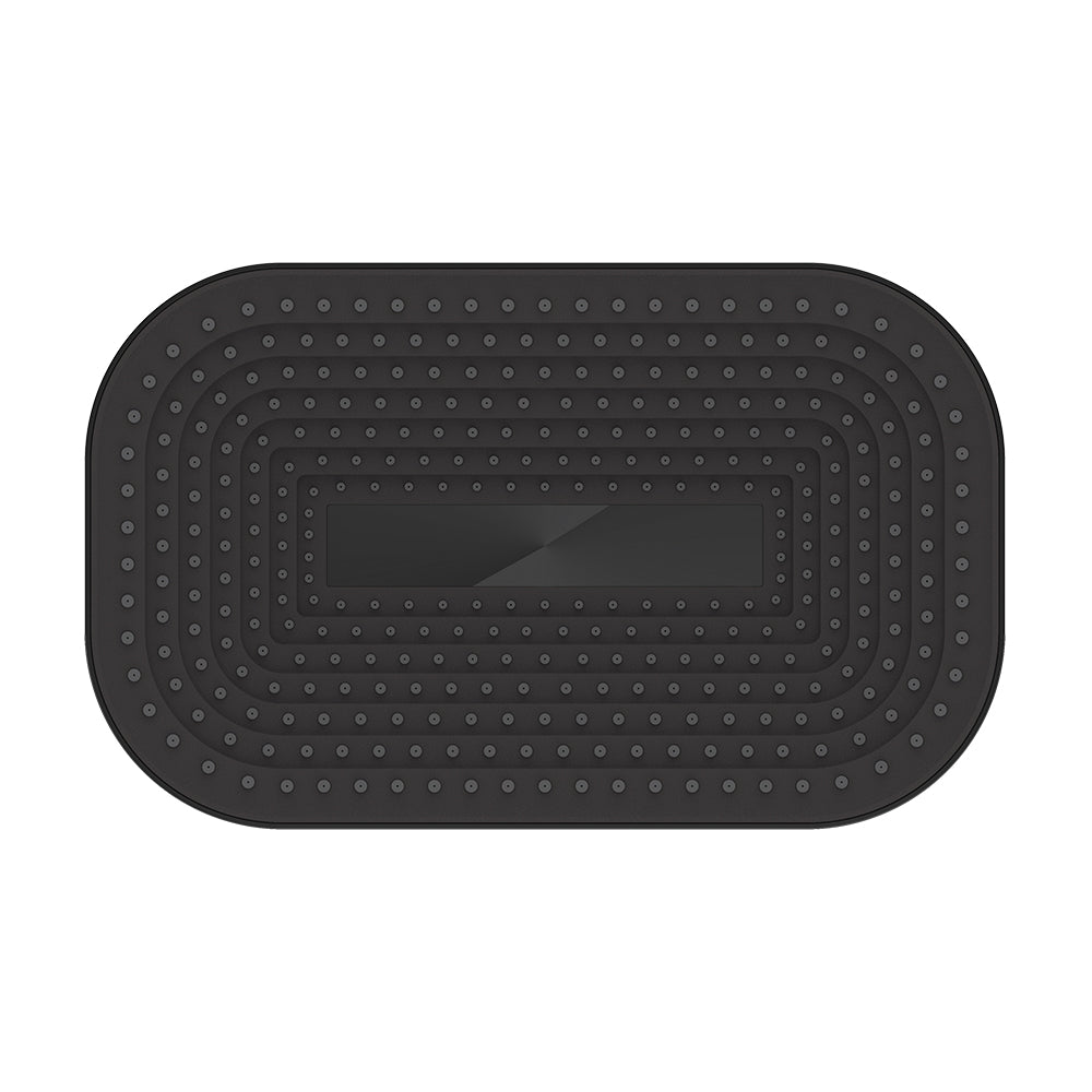 Fienza Kuro Shower Head, Soft Square, Matte Black — image 3