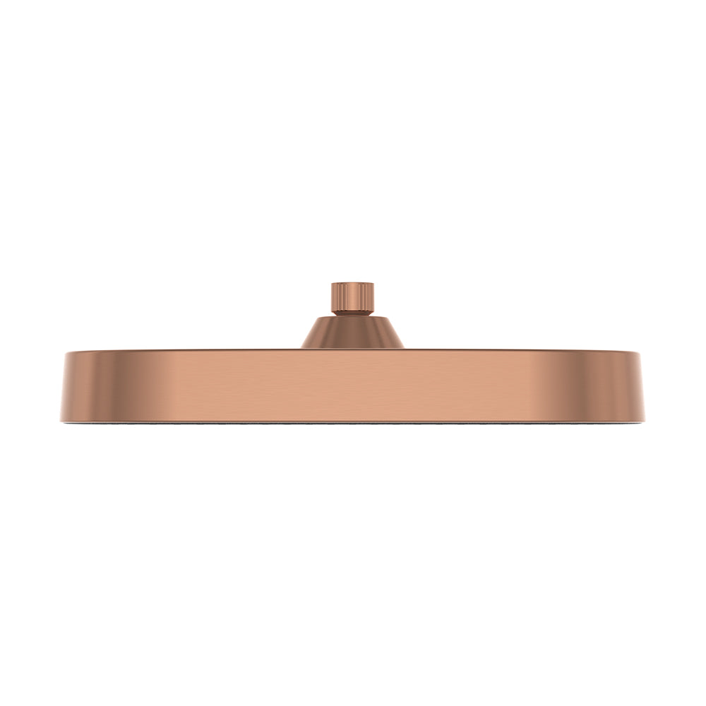 Fienza Kuro Shower Head, Soft Square, Brushed Copper — image 2