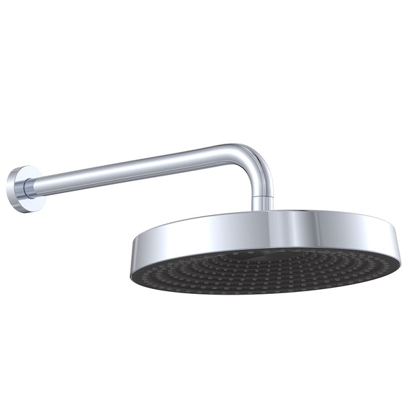 Fienza Kuro Shower Head and Arm Set, Round Head - Chrome