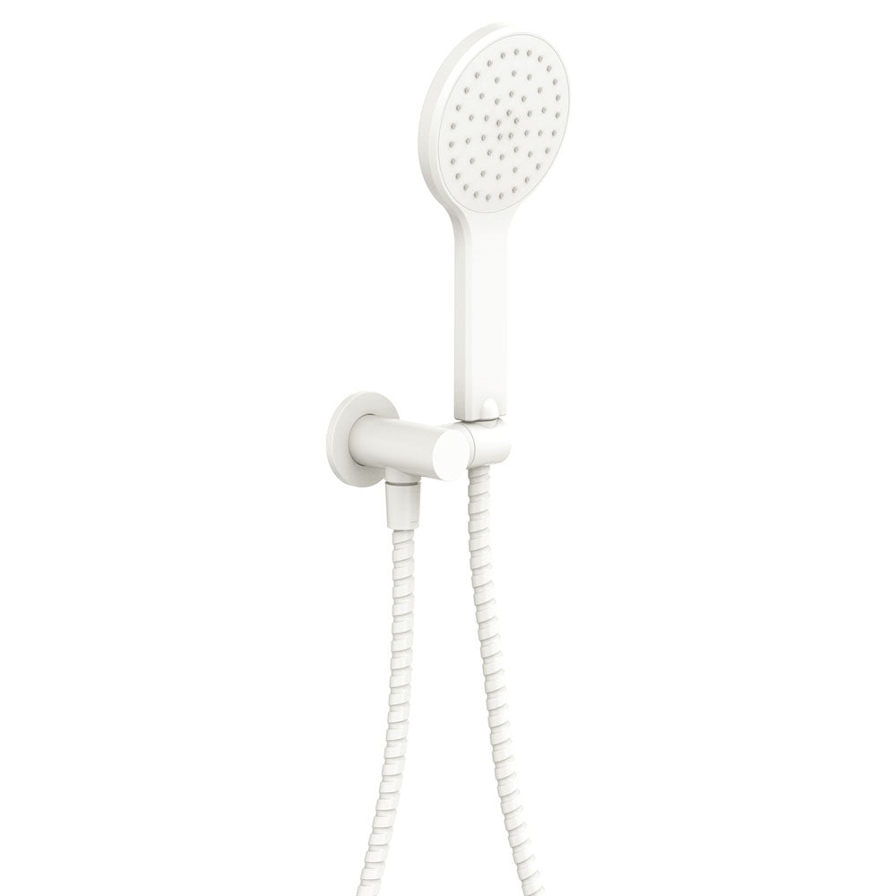 Fienza Kaya Hand Shower, Round Plate, Matte White