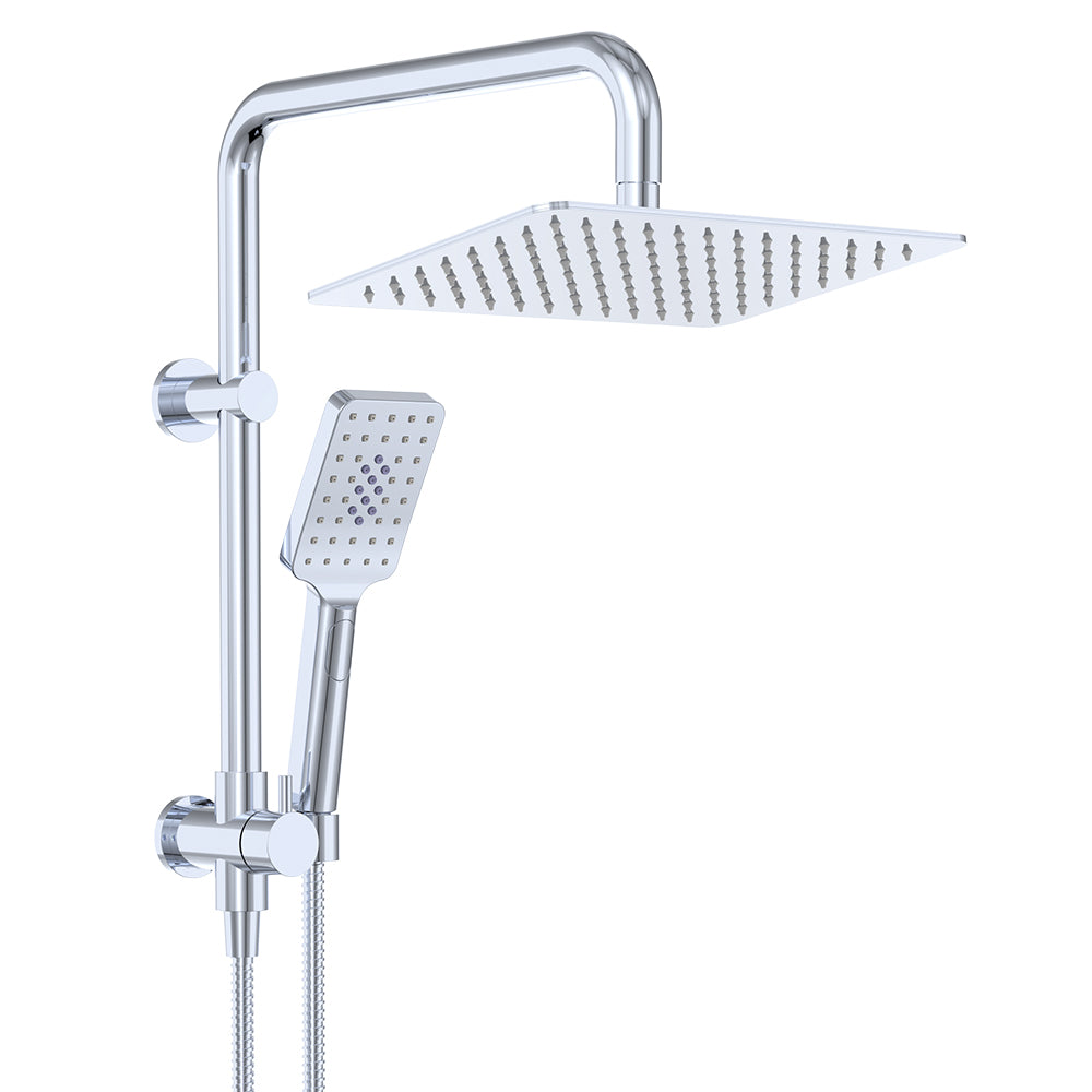 Fienza Tono Twin Half-Rail Shower, Chrome — image 3