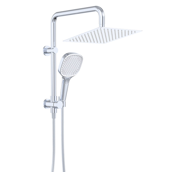 Fienza Koko Twin Half-Rail Shower, Chrome