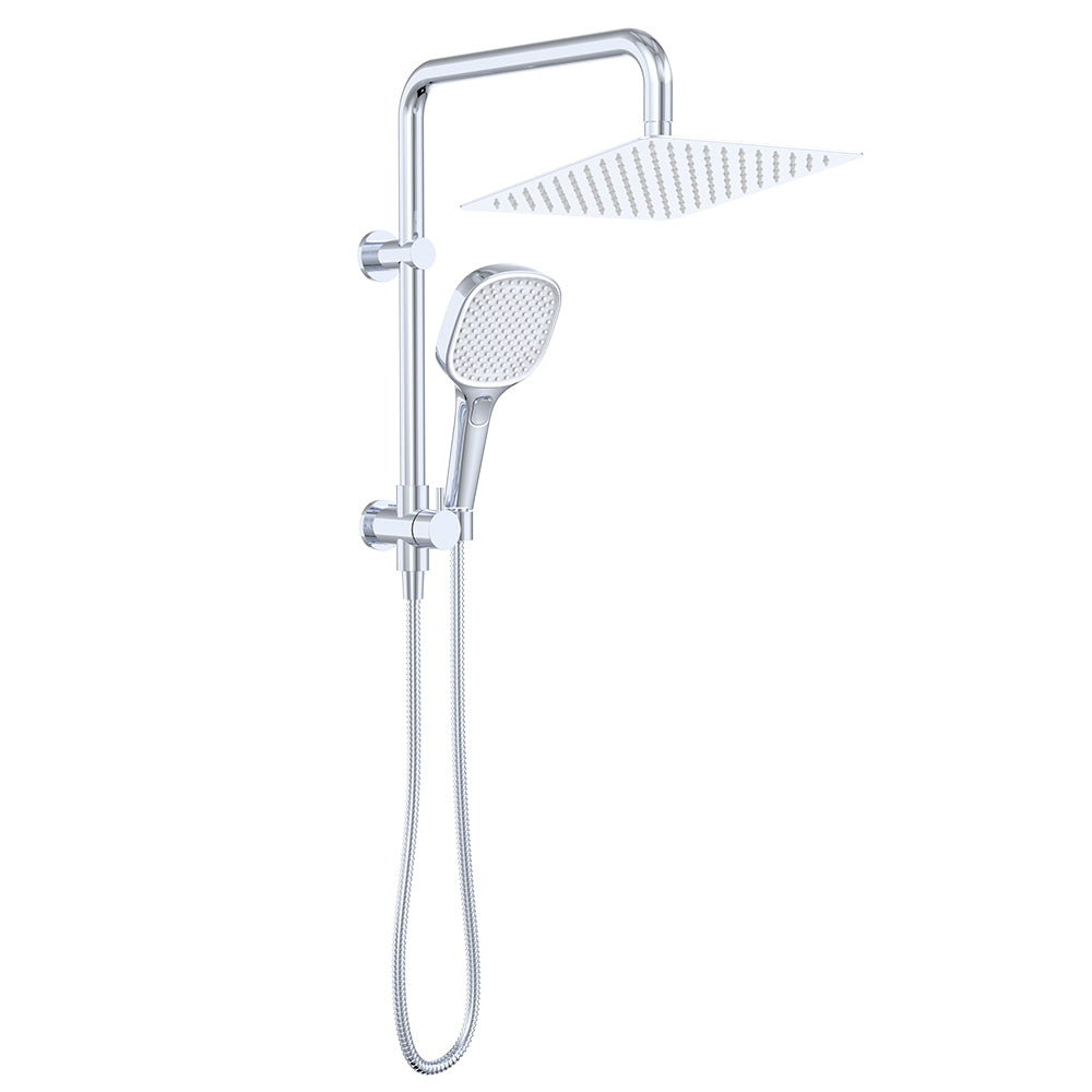 Fienza Koko Twin Half-Rail Shower, Chrome — image 2