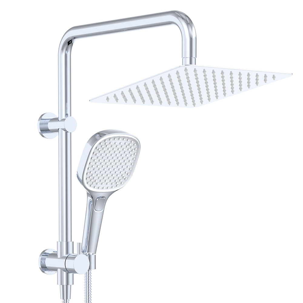 Fienza Koko Twin Half-Rail Shower, Chrome — image 3
