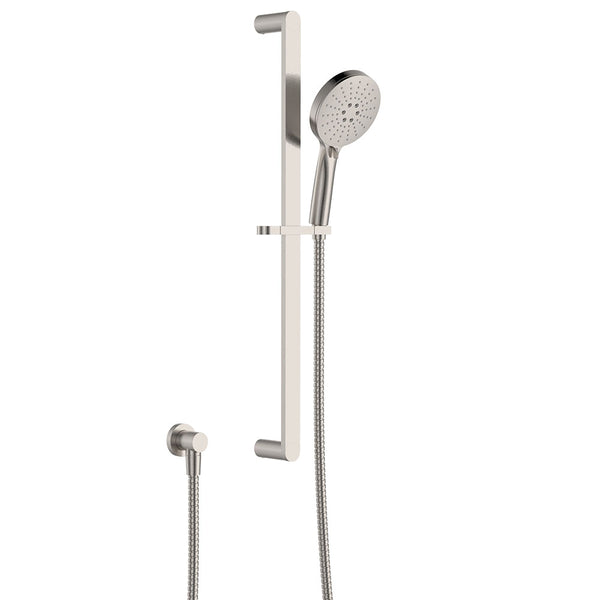 Fienza Empire Slim Rail Shower, Brushed Nickel