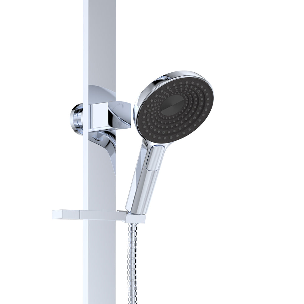 Fienza Kuro Deluxe Twin Shower Round Head, Chrome — image 3