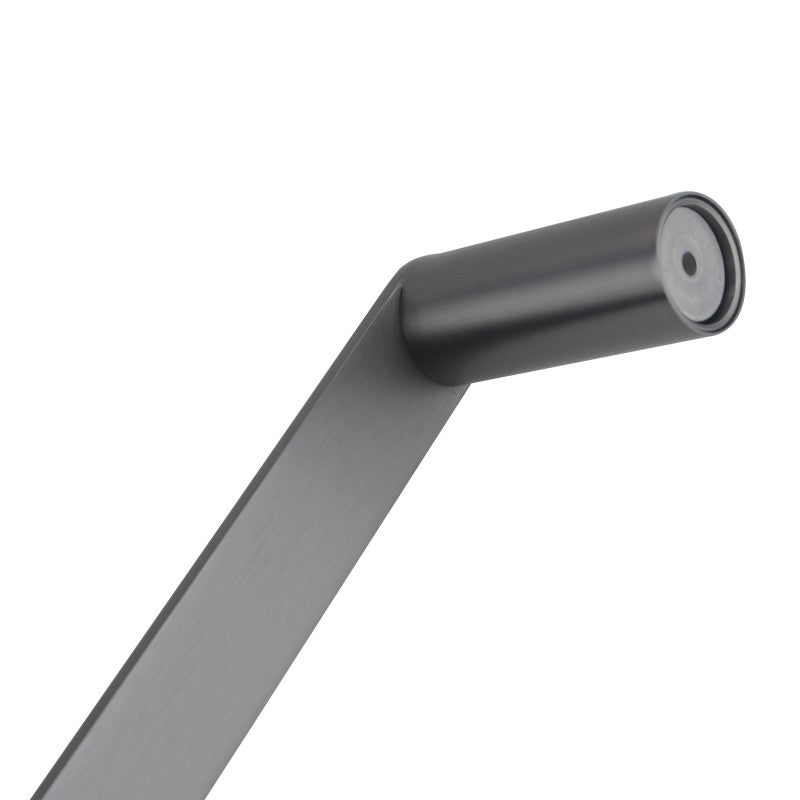 ACA Esperia Gunmetal Grey Single Towel Rail 800mm Stainless Steel 304 Wall Mounted