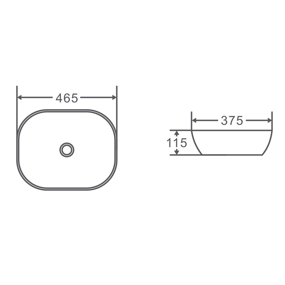 EVEA 47 Counter Top Basin