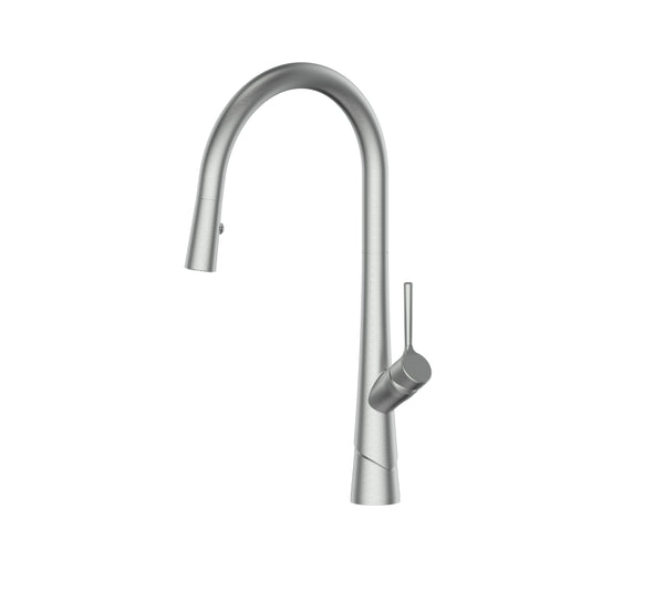 Greens Lustro II Pull-Down Sink Mixer Brushed Nickel