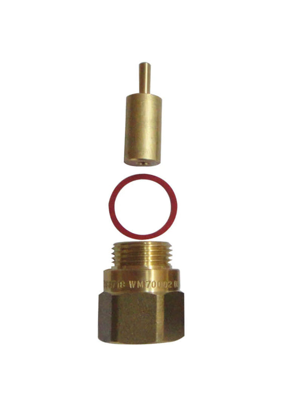 Meir 25mm Wall Tap Spindle Extender - Brushed Bronze Gold