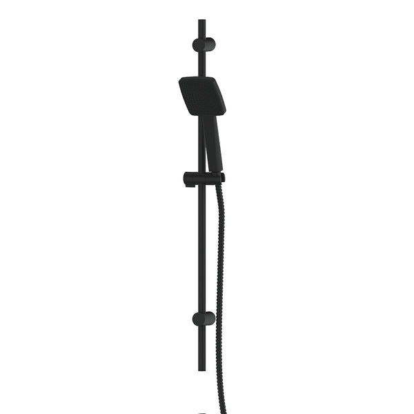 Greens Glide Syntra RainBoost® Adjustable Rail Shower Matte Black