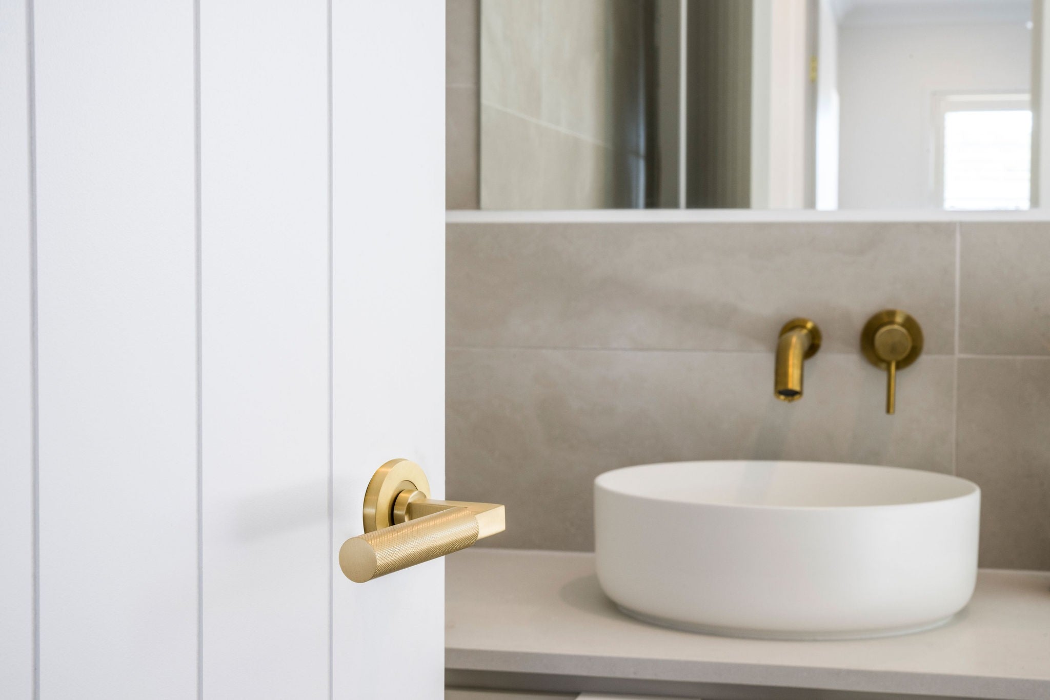 Zanda Zurich Door Handle Lever Set Brushed Brass