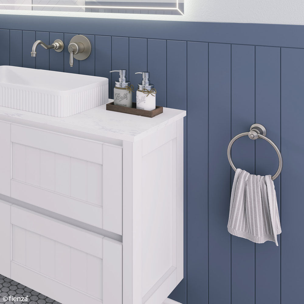 FIENZA LILLIAN Towel Ring, Brushed Nickel