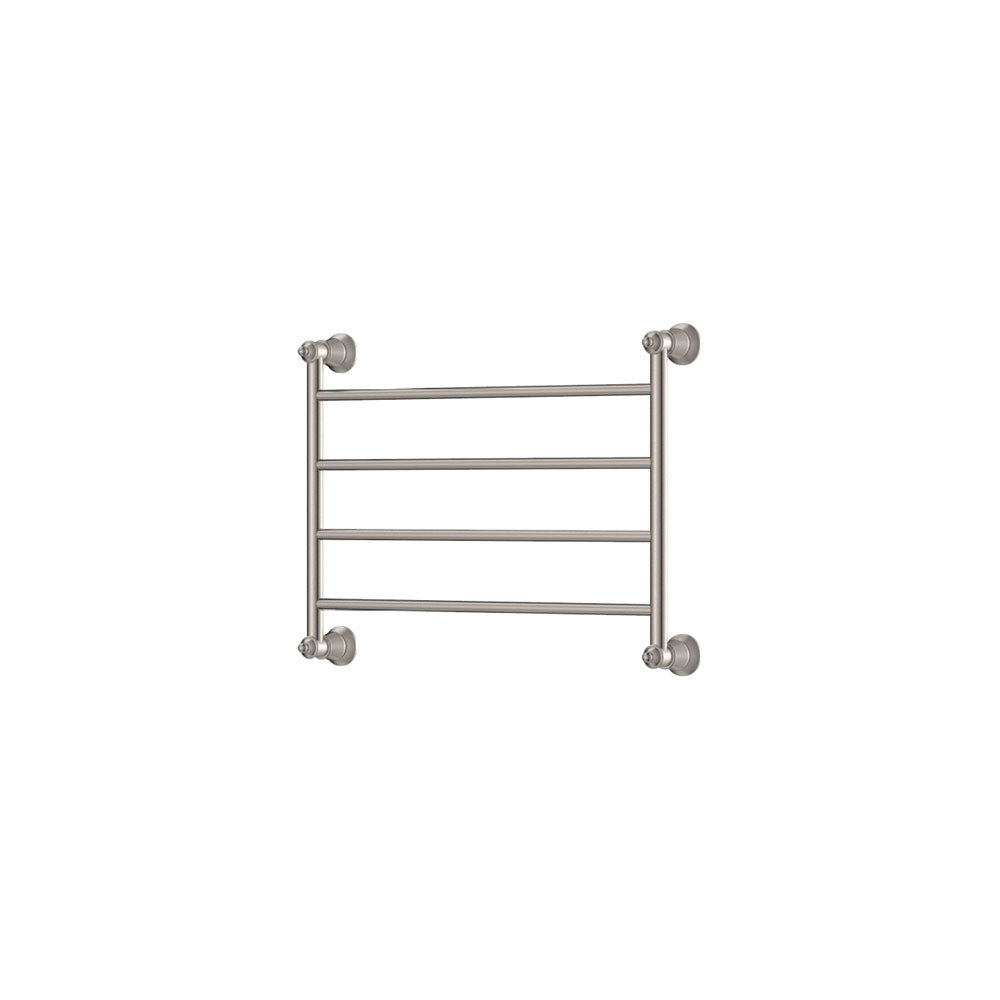 Lillian Heated Towel Rail, 600 x 458mm, Brushed Nickel