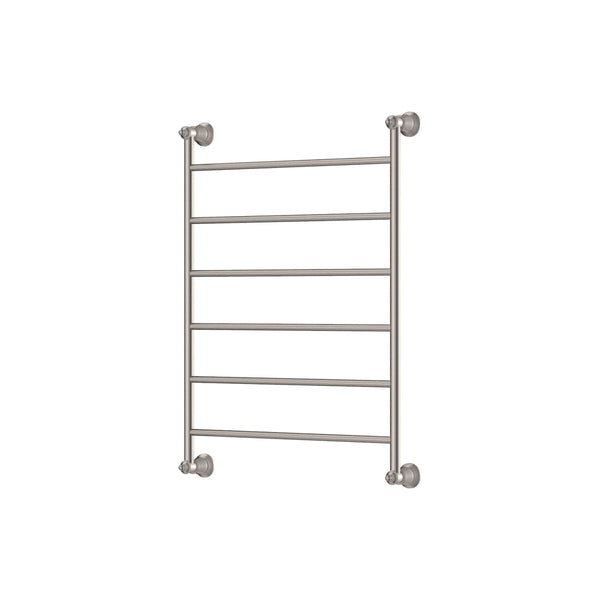 Lillian Heated Towel Rail, 600 x 808mm, Brushed Nickel