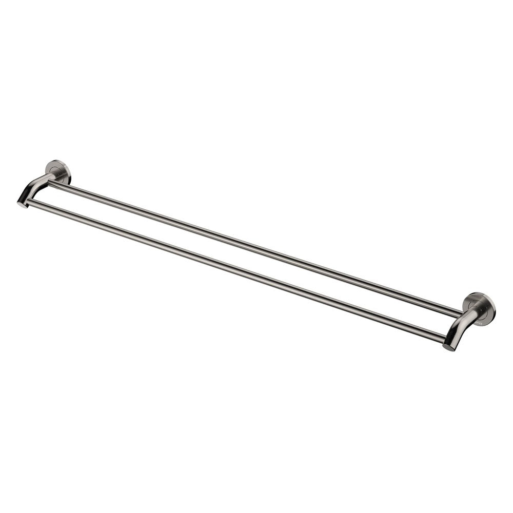 Fienza Kaya 900mm Double Towel Rail Brushed Nickel