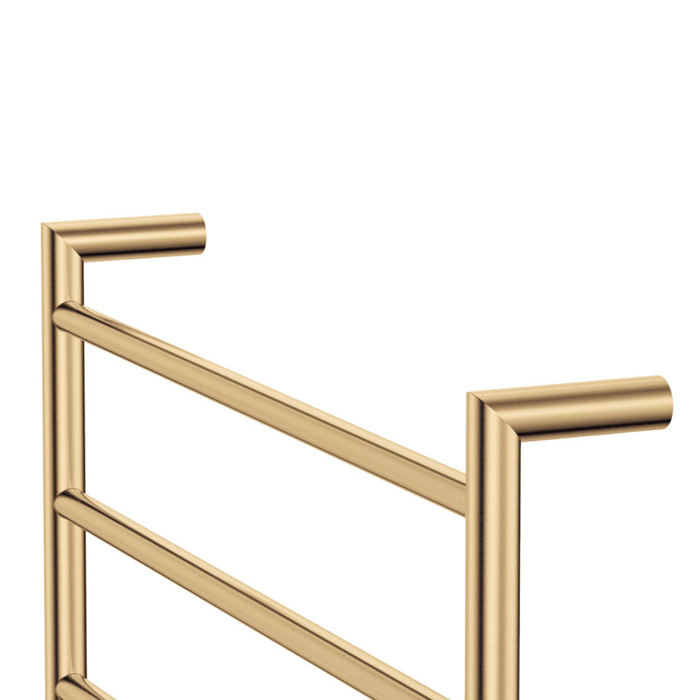 Fienza KAYA Round Heated Towel 6045 Urban Brass (4 Bars) 600x450x100mm