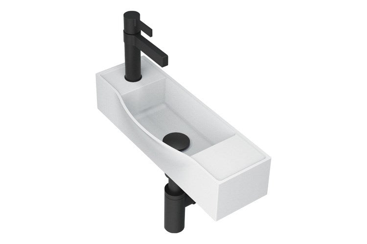 ADP Halo Wall Basin - Gloss White