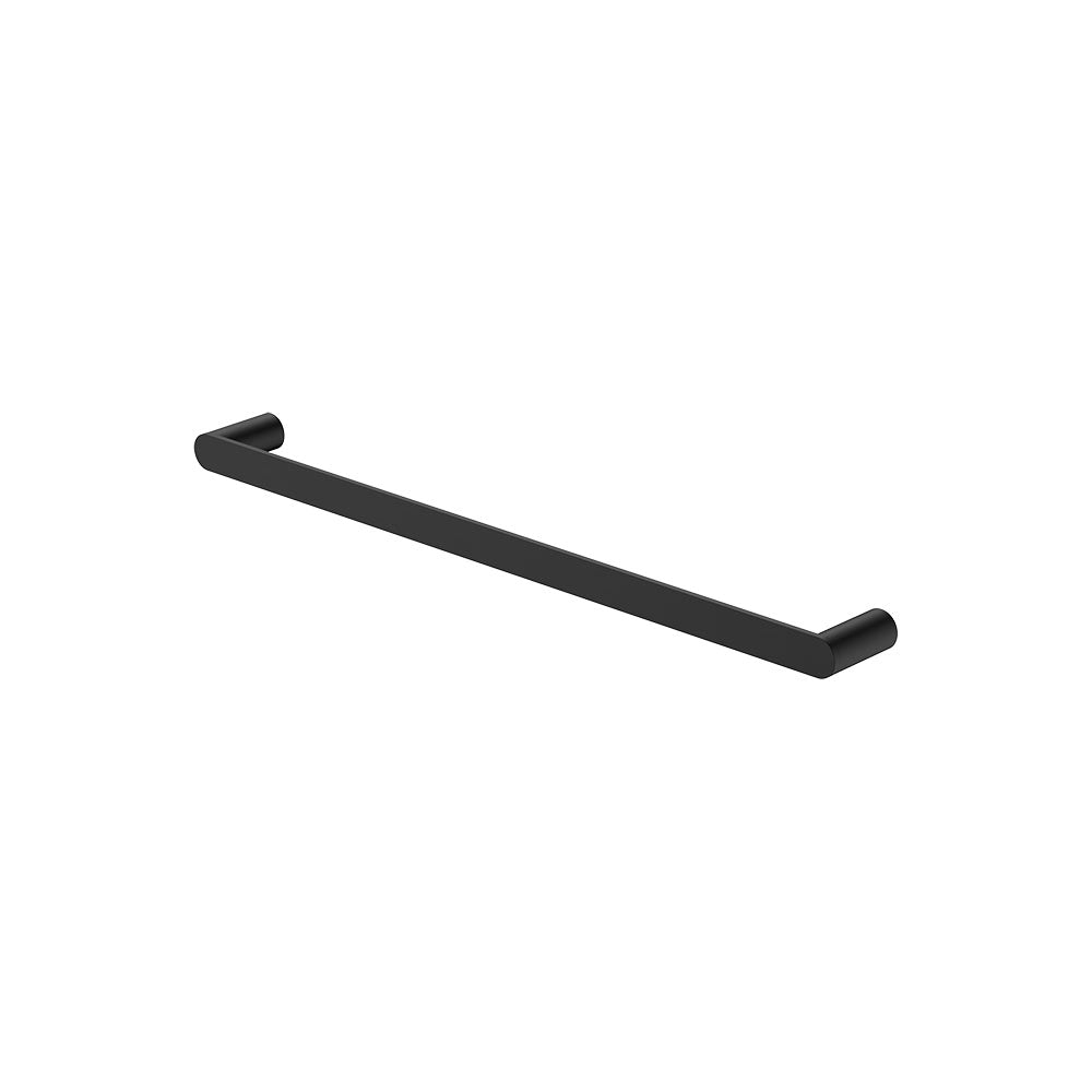 Fienza Empire Slim Single Towel Rail, 600mm, Matte Black