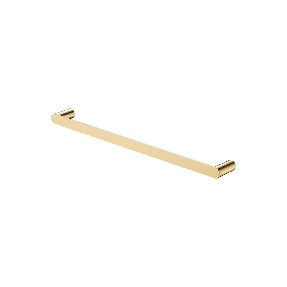 Fienza Empire Slim Single Towel Rail, 600mm, Urban Brass