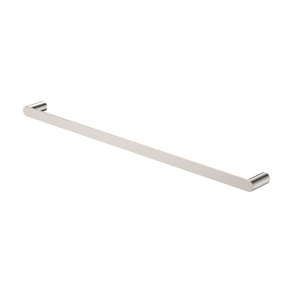 Fienza Empire Slim Single Towel Rail, 800mm, Brushed Nickel