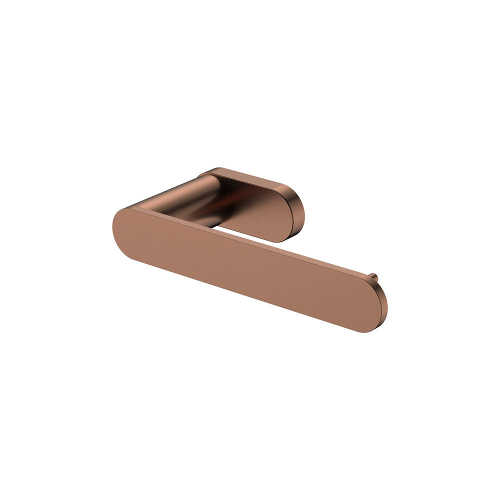 Fienza Empire Slim Toilet Roll Holder, Brushed Copper
