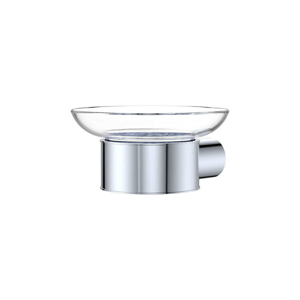 Fienza Empire Slim Glass Soap Dish, Chrome